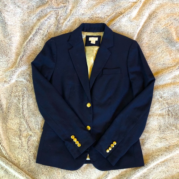 Navy J.Crew Blazer - Picture 1 of 3